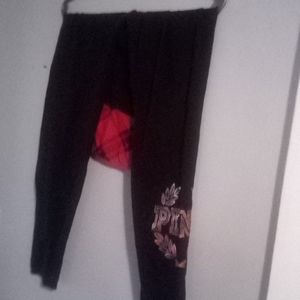 Pink skinny legging size L